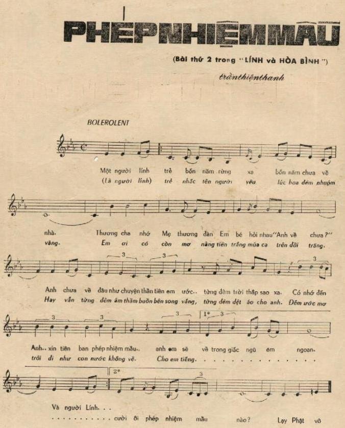 Sheet nhạc Phép Nhiệm Màu